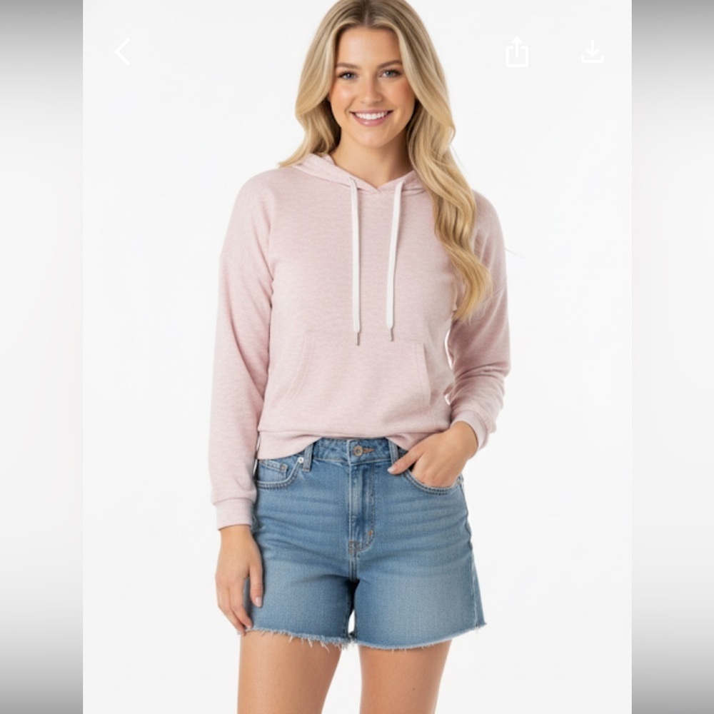 URBAN ROMANTICS small pink hooded sweatshirt